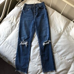 Abercrombie and Fitch Ultra High Rise Mom Jean